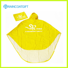 Polyester PVC Unisex Faltender Regen Poncho für Motorrad Rpy-064